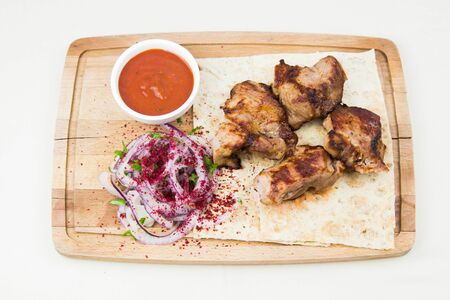 Шашлык из телячьей мякоти