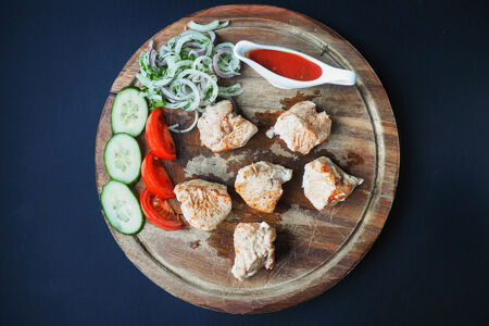 Шашлык из филе индейки