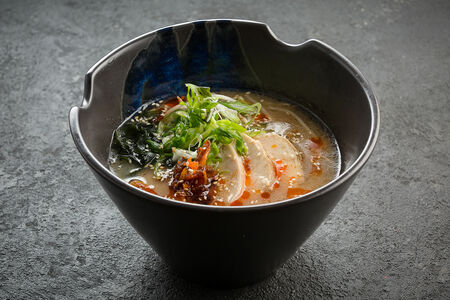 Мисо рамен с курицей