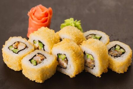 Ролл Эби темпура унаги