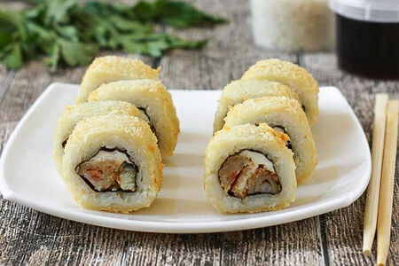 Ролл жареный Акито