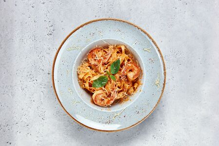 Паста с креветками