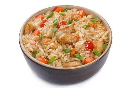 Тяхан с курицей