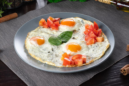 Глазунья из двух яиц