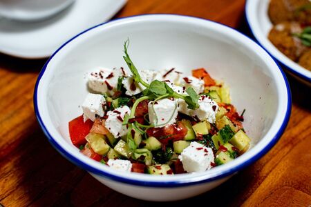 Салат с брынзой