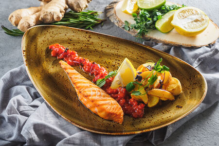 Семга Божоле