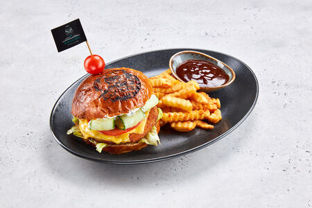 Комбо Куриный бургер