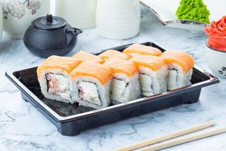 Ролл Филадельфия с креветками