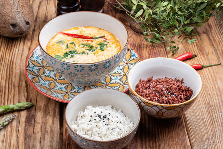 Суп Том кха кай с курицей