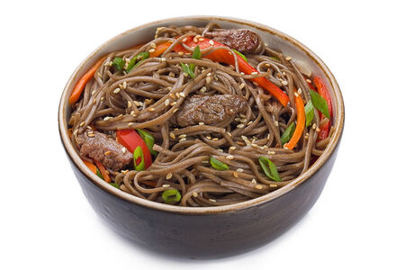 Соба с говядиной