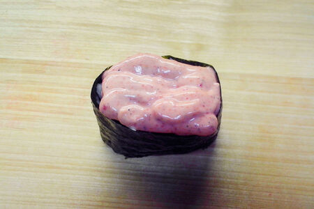 Спайси гункан с креветкой