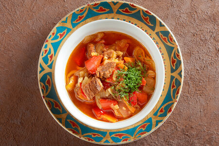 Традиционный узбекский суп Лагман