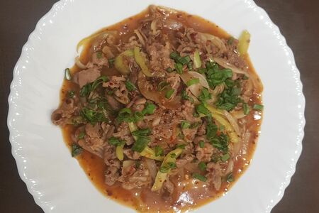 Баранина жареная