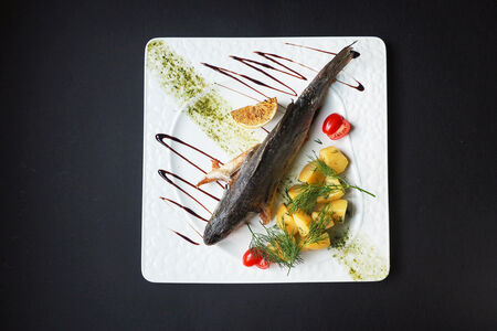 Сибас на гриле