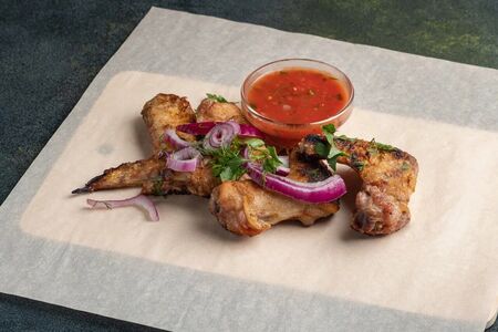 Шашлык из куриных крылышек