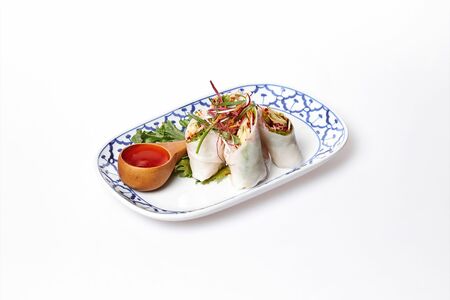 Спринг-ролл с креветкой