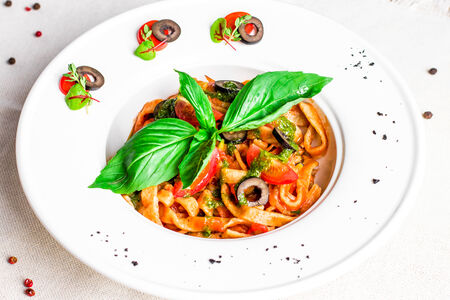 Паста с овощами