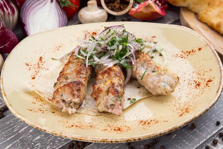 Люля-кебаб из баранины