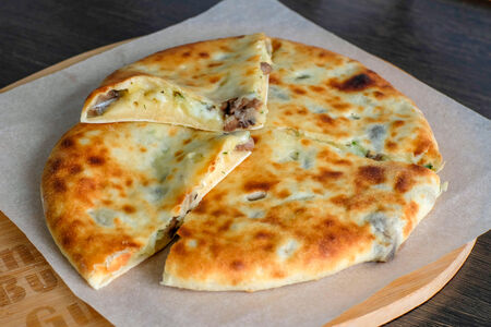 Хачапури по-осетински с грибами