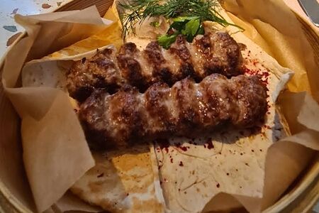 Люля-кебаб из говядины и баранины