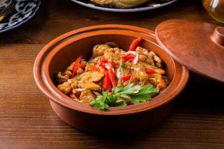 Жаровня с курицей