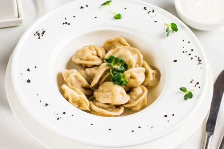 Пельмени с мясом