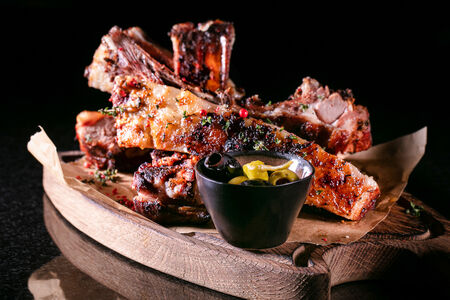 Ребра козленка из печи