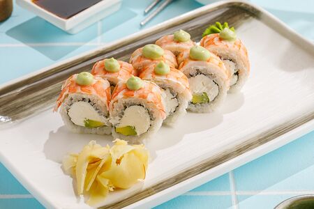 Ролл Филадельфия с креветкой