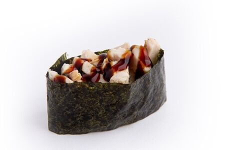 Гункан с курицей и терияки