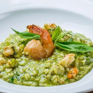 Ризотто с креветками