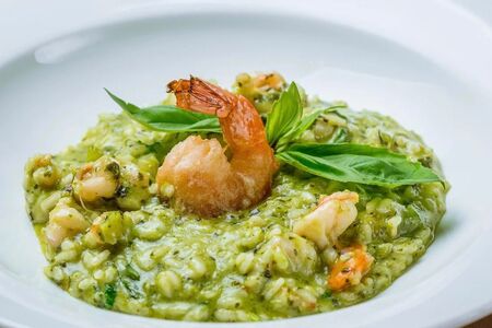 Ризотто с креветками