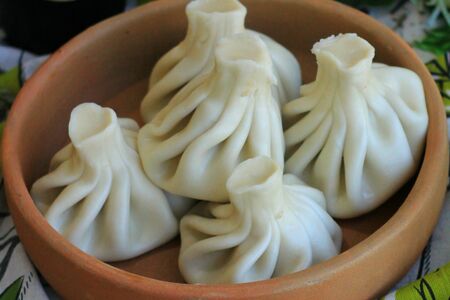 Хинкали вареные