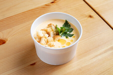 Сырный суп-пюре