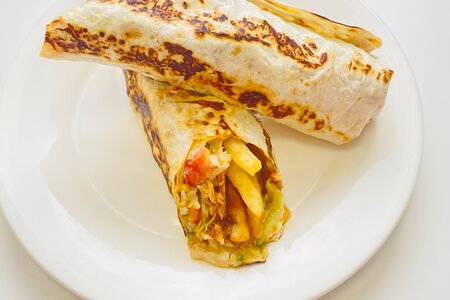 Шаурма Куриная с картошкой фри