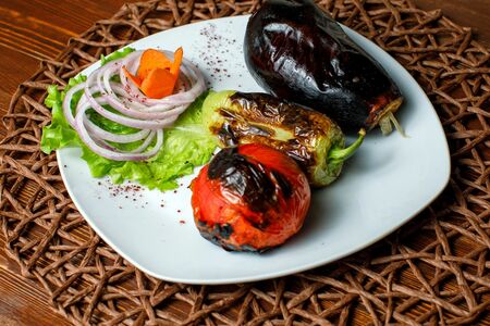 Овощи на углях