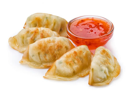 Гедза с курицей чили