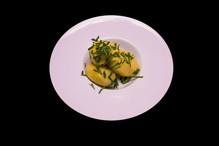 Картофель отварной с маслом