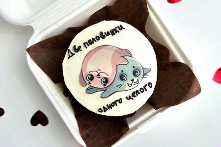 Бенто-торт Две половинки одного целого