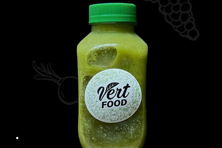 Смузи Киви-банан-яблоко с семенами чиа