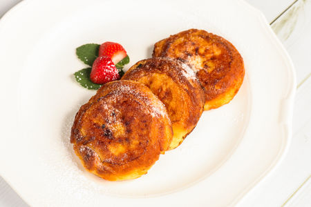 Оладьи с яблоками