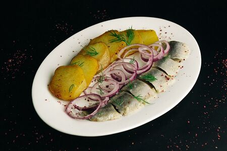 Селедка с картофелем