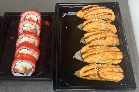 Запечённый ролл Калифорния 