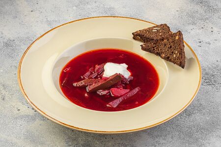 Борщ с говядиной