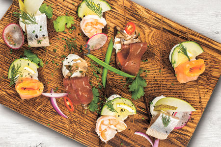 Закуски на ржаном хлебе