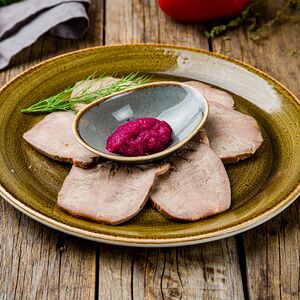 Отварной язык