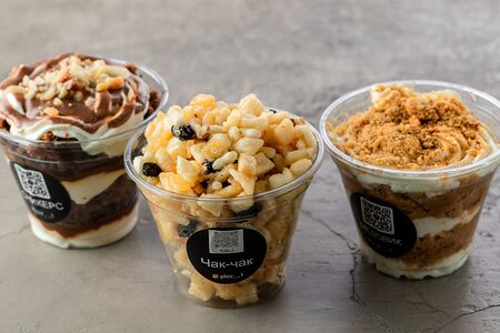 Десерт в стакане