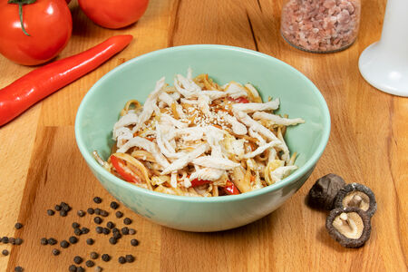 Лапша с курицей