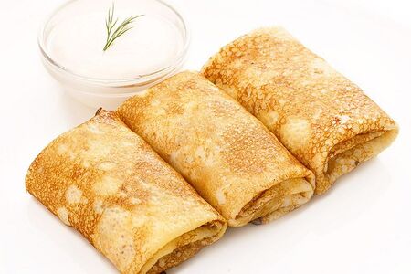 Блинчик с курицей и сыром