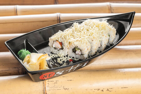 Ролл Цезарь с креветками