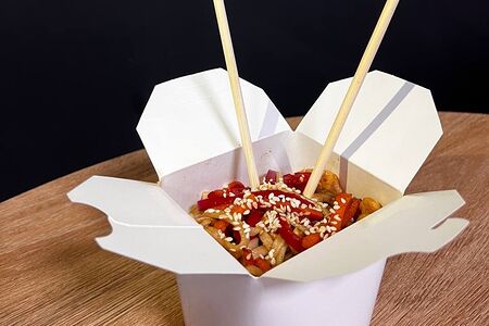 Удон с курицей